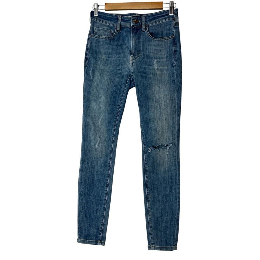 Anthro |‎ Pilcro and the Letterpress Jeans Womens Size 27 Blue Denim Stretch